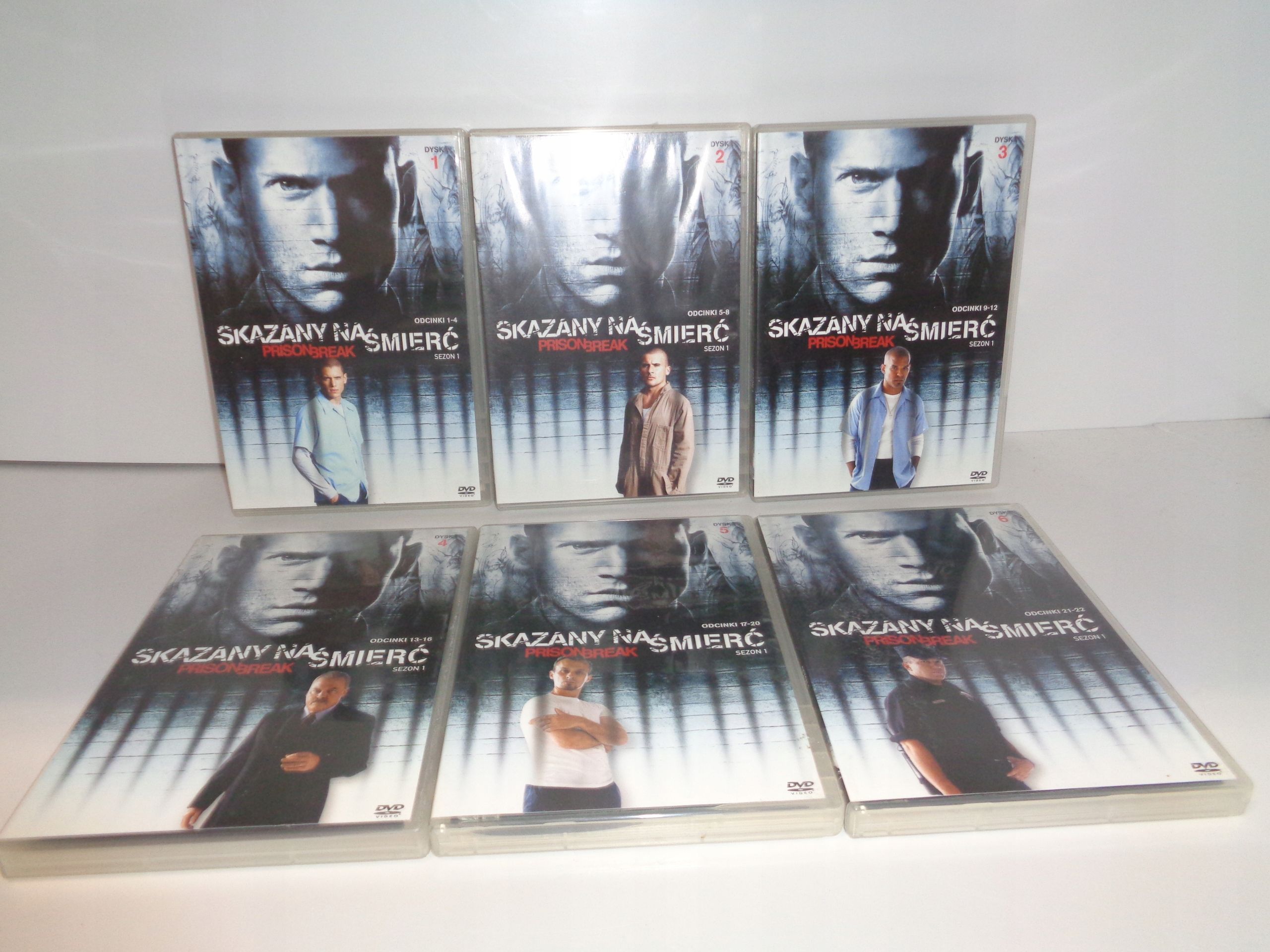 Skazany na śmierć Prison Break sezon 1-2 (całość) 12 x DVD *
