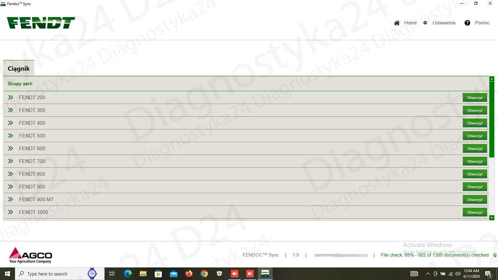 KATALOG Fendoc Sync Maszyny Rolnicze Fendt Serwisówki FULL PAKIET top