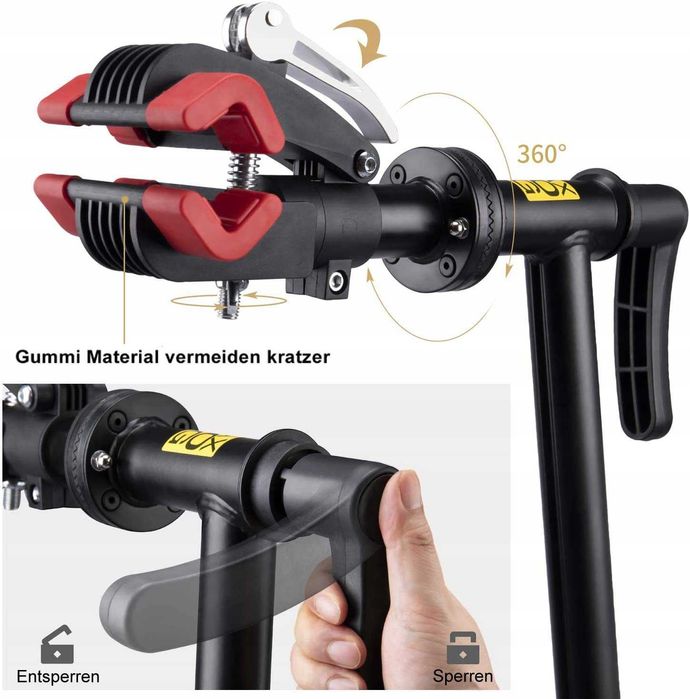 Wieszak stojący na rower CXWXC 30 kg czarny