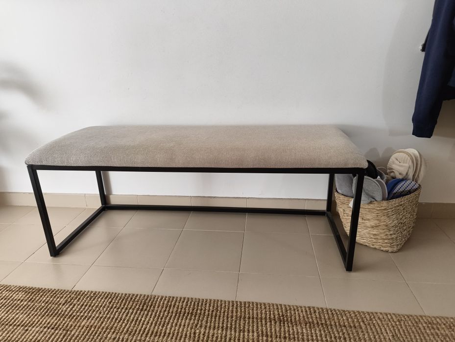 Banco comprido de hall