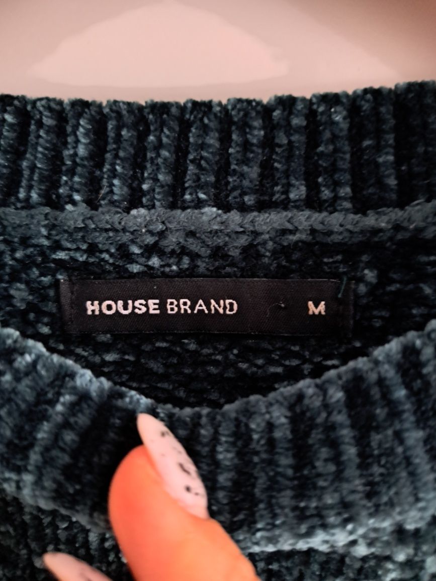 Sweterek butelkowa zieleń House M