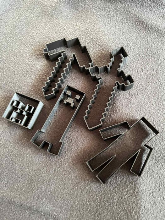 Foremki na ciastka wykrawacze minecraft