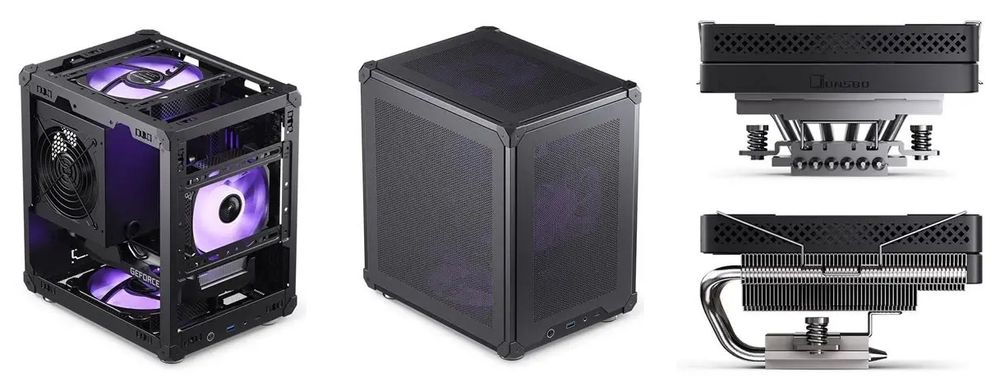 Caixa/Torre p/ Computador M-ATX/I-ATX c/ CPU Cooler JONSBO