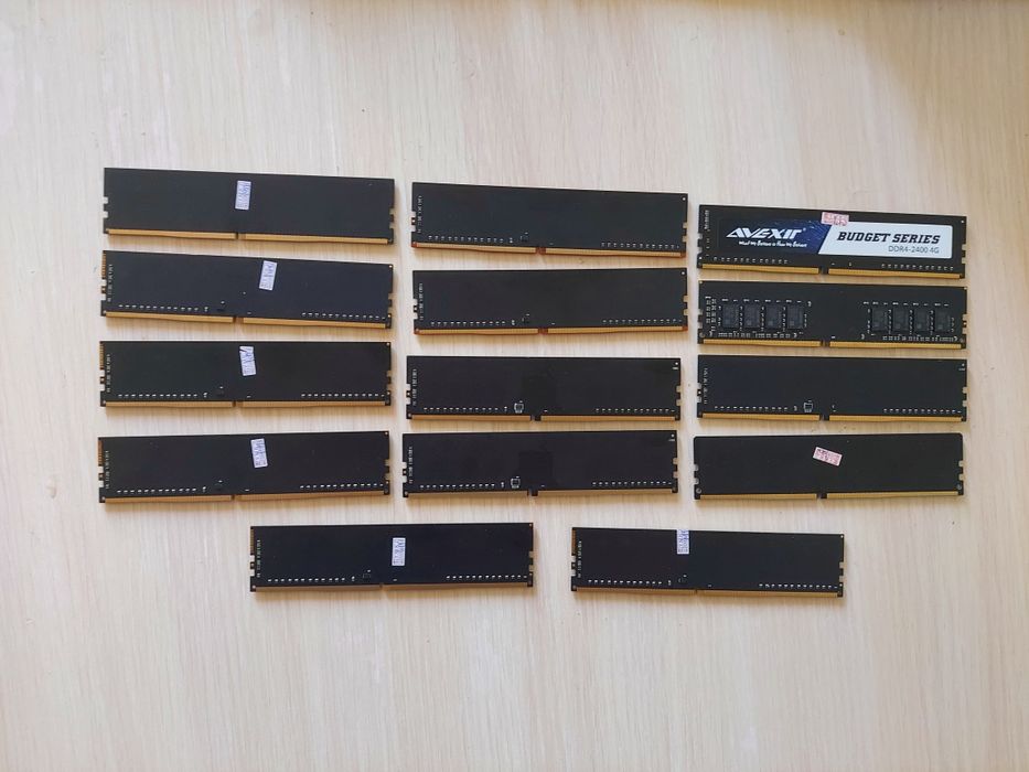 Оперативная память DDR4 4/8Gb 2133MHz/2400MHz/2666MHz/3000MHz