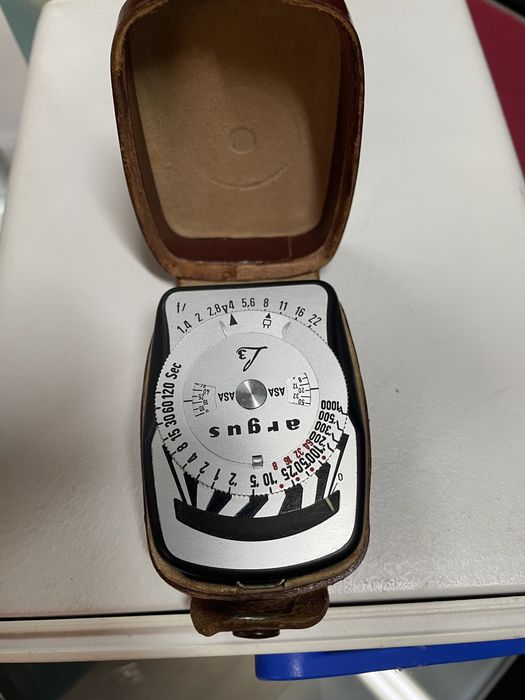 ARGUS medidor de luz camara fotografica