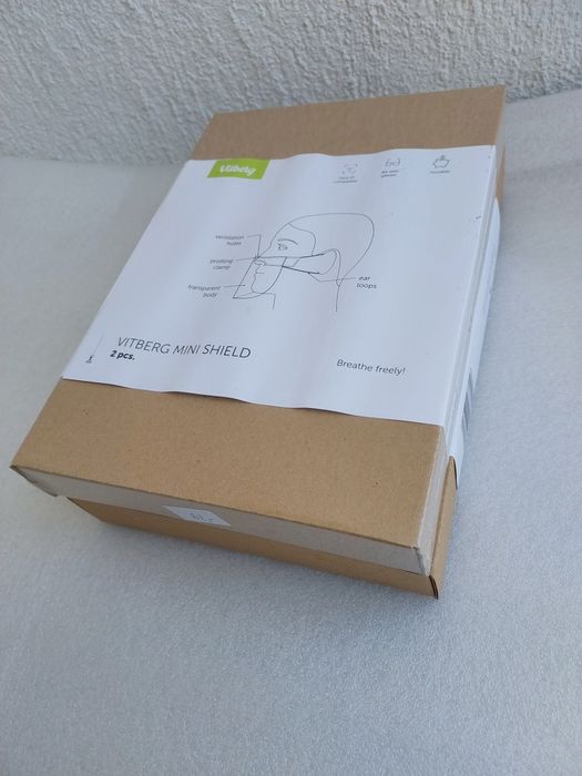 Przyłbica Vitberg Mini Shield rozmiar L - 3 sztuki  InPost