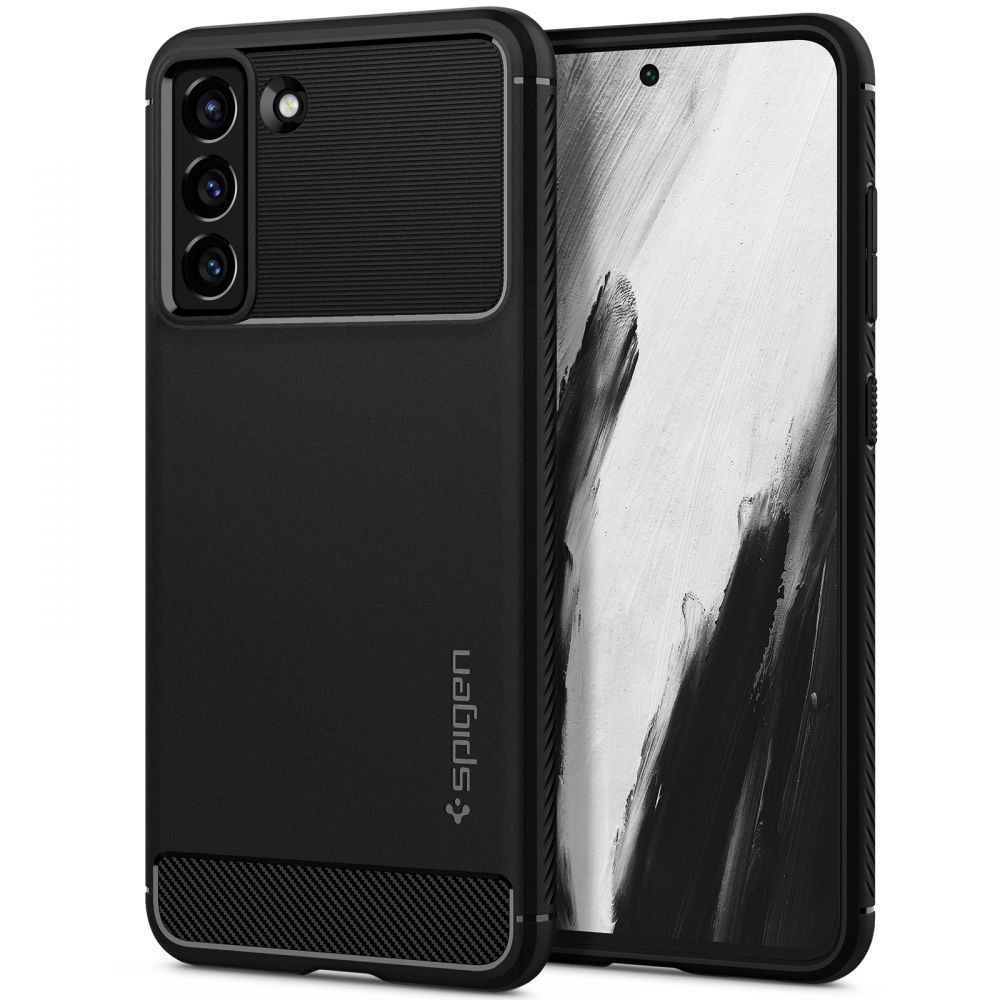 Spigen Rugged Armor Galaxy S21 Fe Matte Black