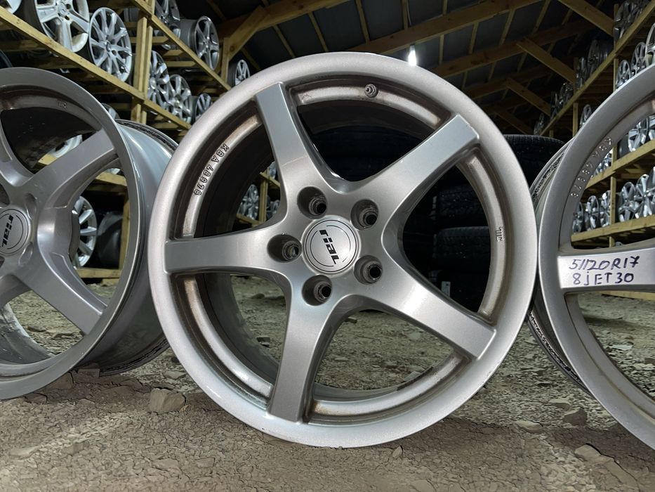 Німецькі диски RIAL 5/120 R17 8J ET30 BMW T5 Traffic VIVARO 4шт
