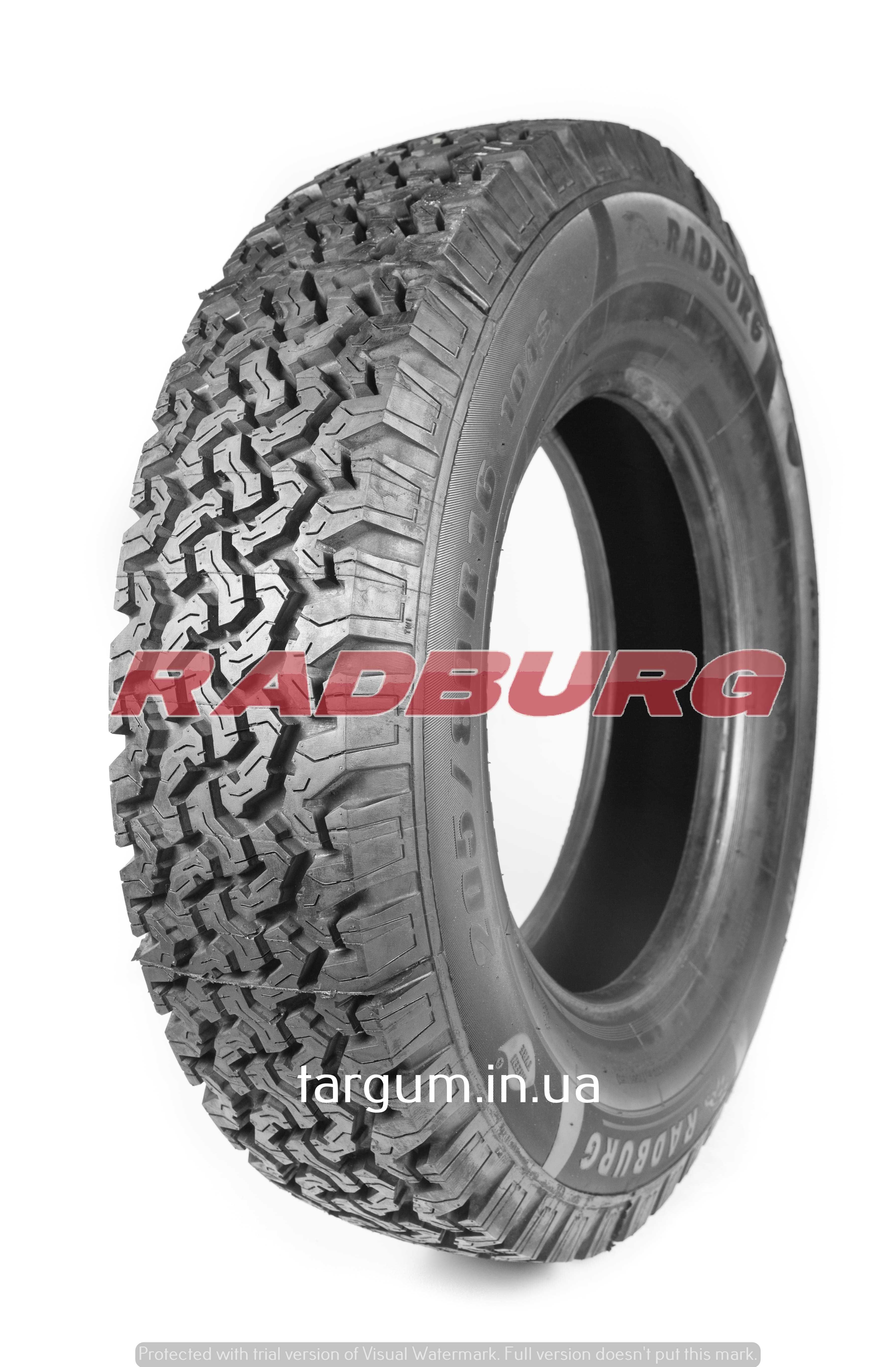 Шини для бездоріжжя 205/80 R16 ALL TERRAIN. Radburg (Румунія)