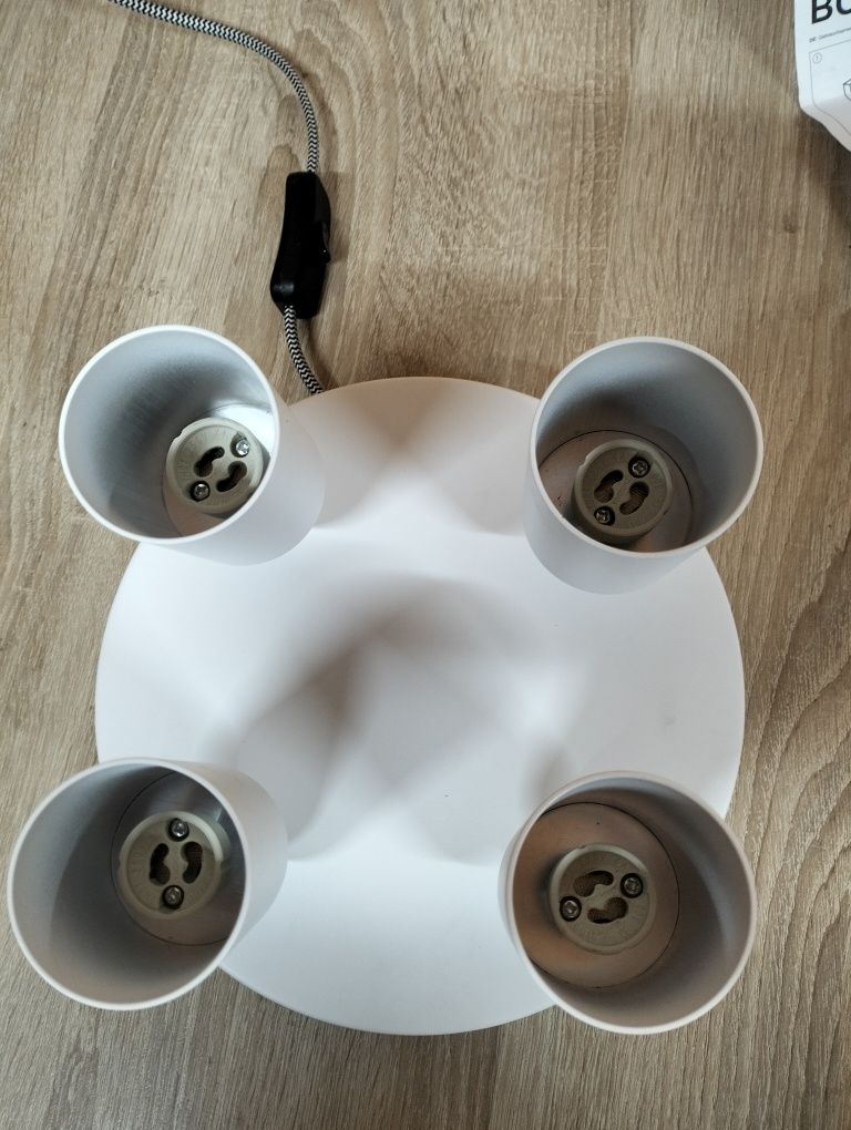 BOYIR Reflektor sufitowy LED, biały, 4-punktowy, GU10