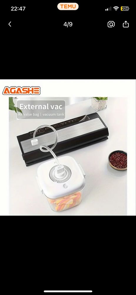 Професійний вакуумний пакувальник , вакууматор Agashe SX-286