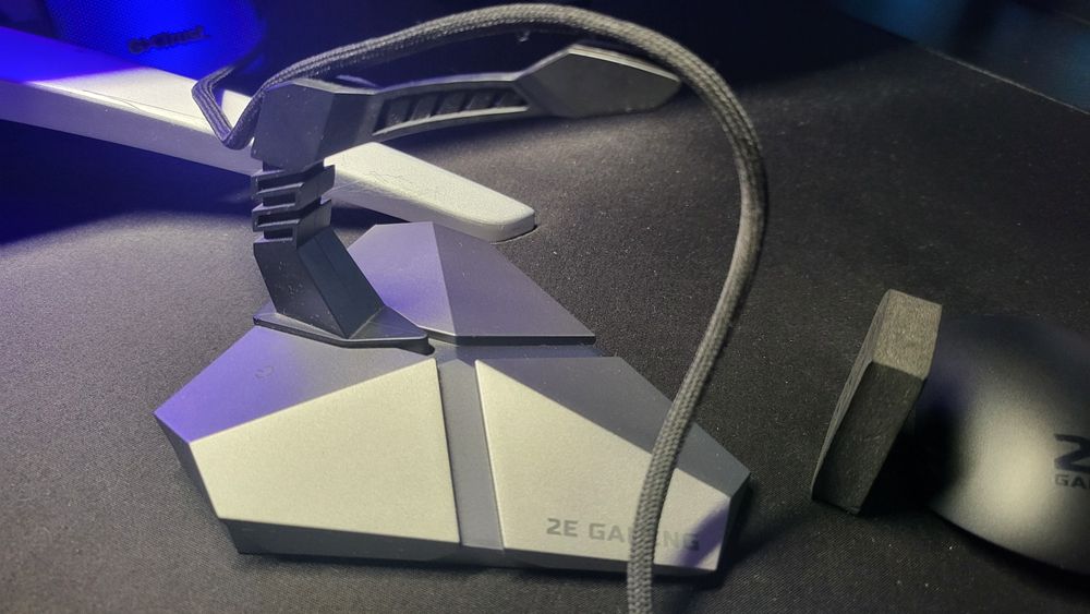 Мышь 2E Gaming HyperDrive Pro RGB USB Black + хаб,тримач провода,картр