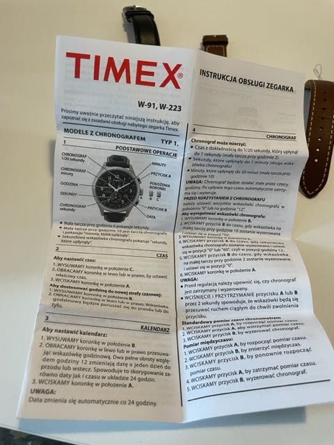 Zegarek męski Timex w-91 w-223