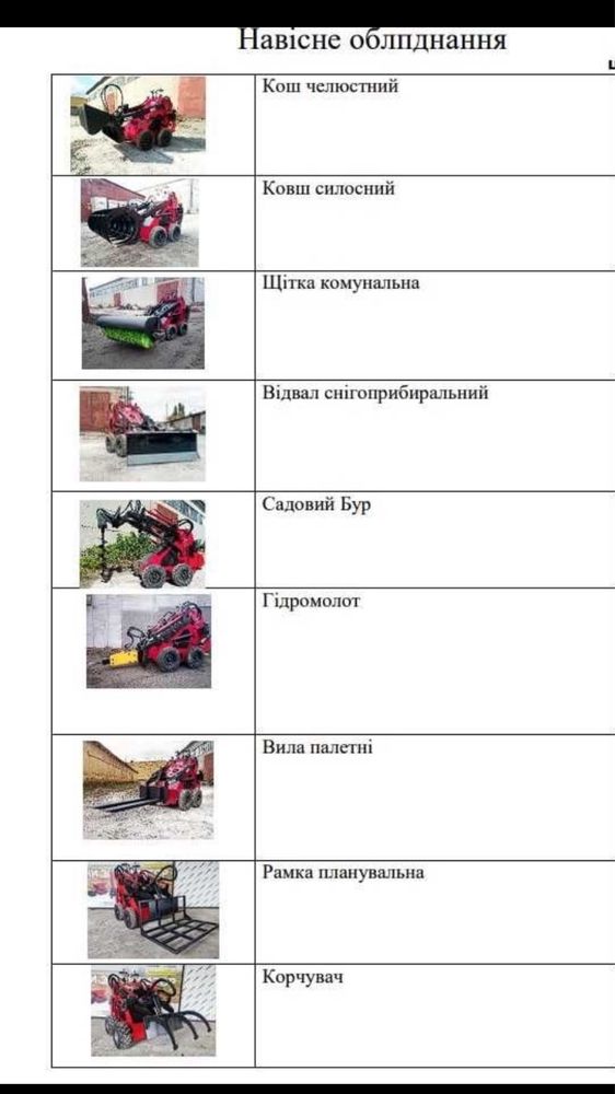 Міні погрущик (договірна)