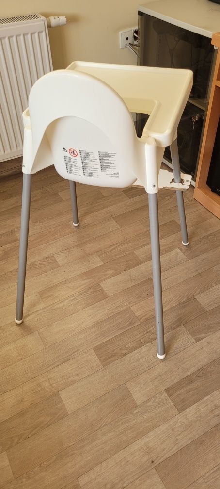 Ikea antilop krzesełko do karmienia + podnóżek
