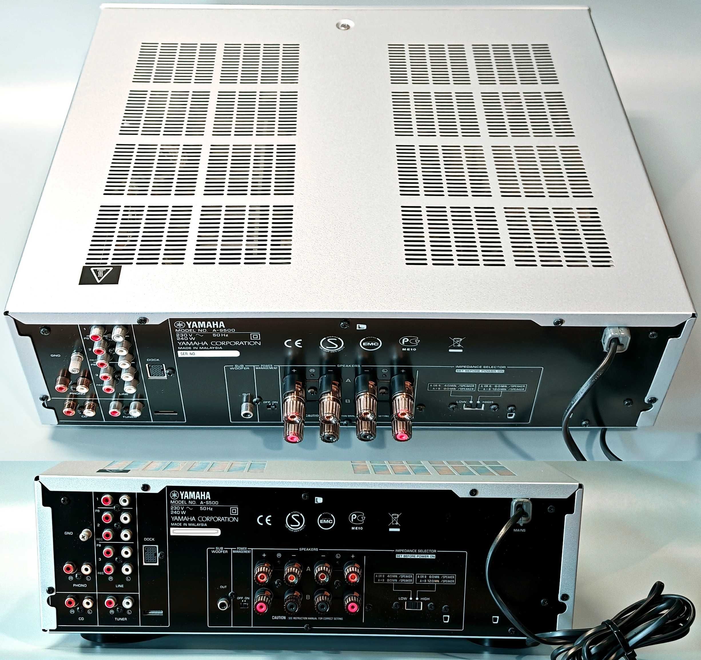 Wzmacniacz Stereo Yamaha A-S500 TOP-ART Pure Direct Loudness High-End