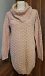Sweter długi z kołnierzem oversize H&M