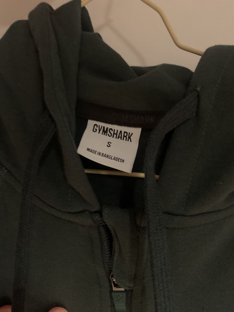 Hoddie Gymshark verde escuro