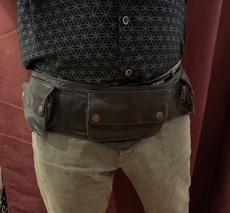 Bolsas em pele genuína