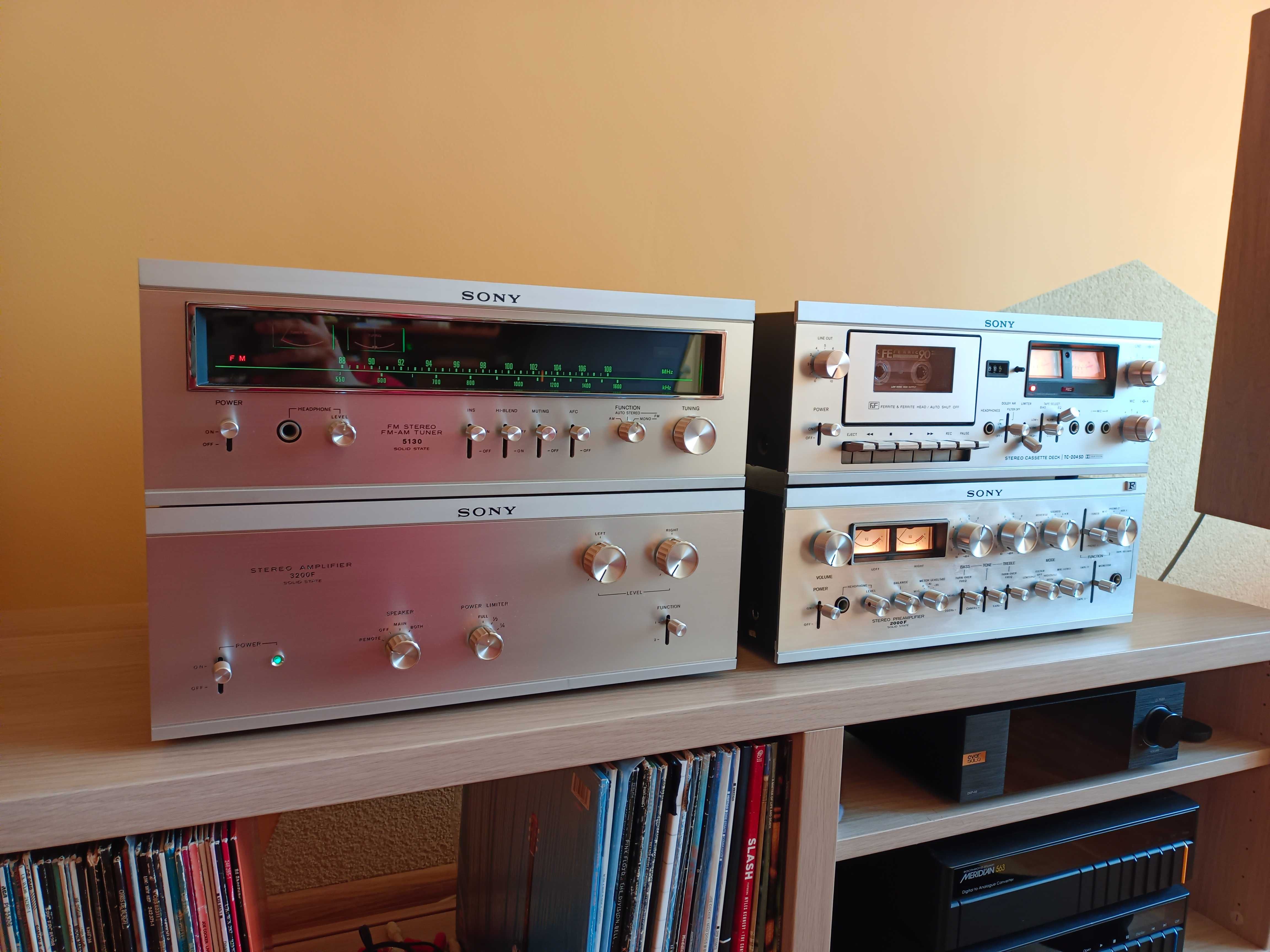 Wieża SONY TA-3200 F,  TA-2000 F, ST-5130, TC-204 SD