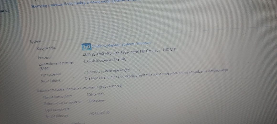Laptop HP prawie jak nowy