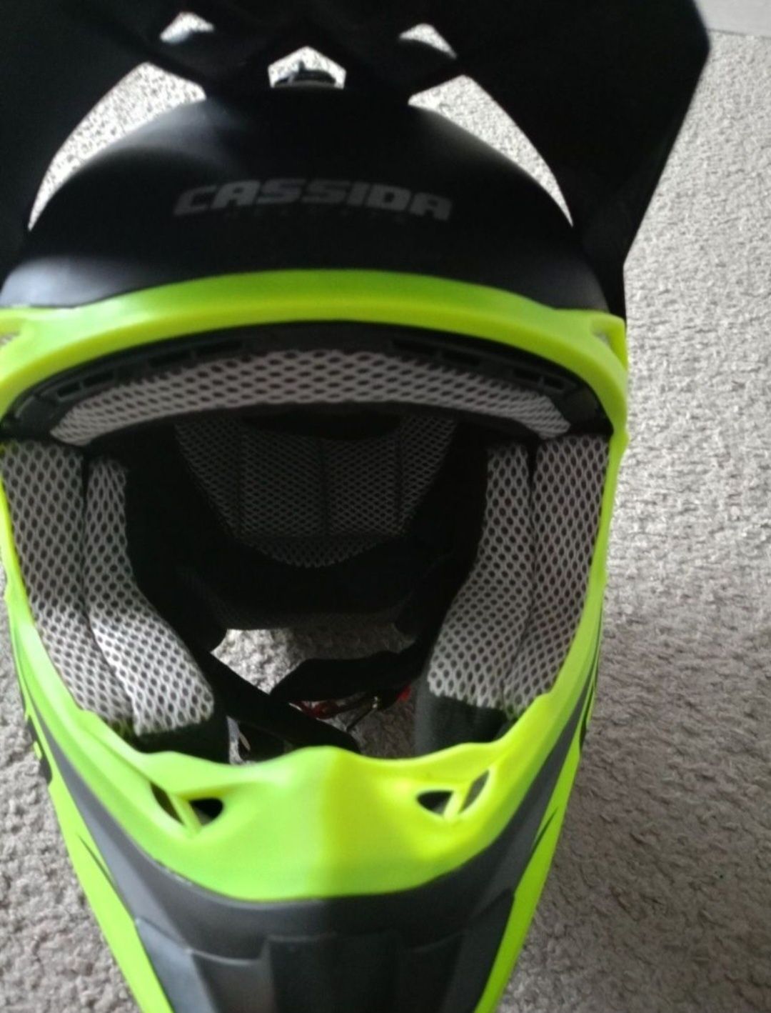 CASSIDA KASK Motocyklowy CROSS L plus Google kameleon