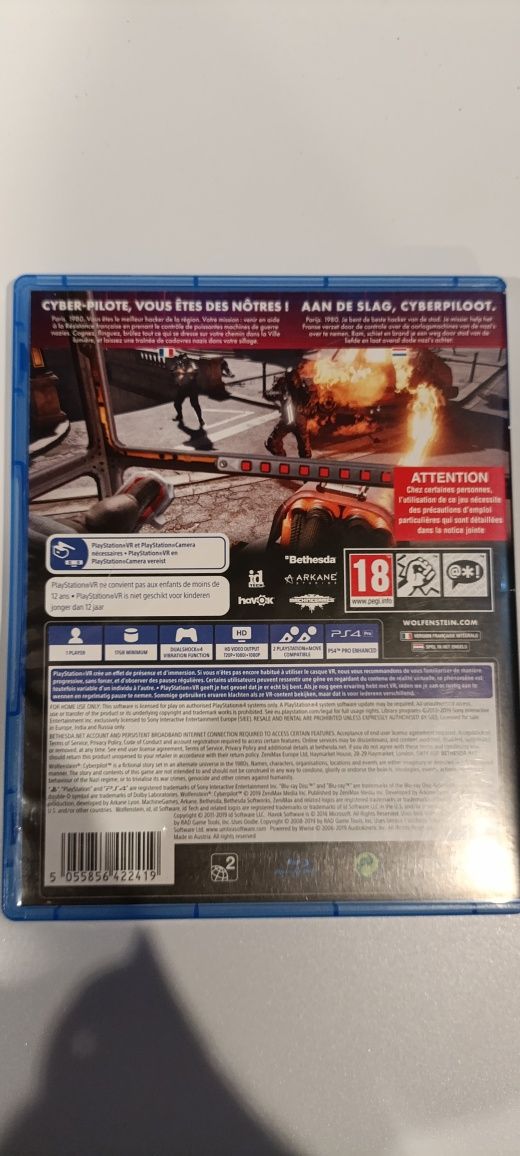 Wolfenstein cyberpilot PS4