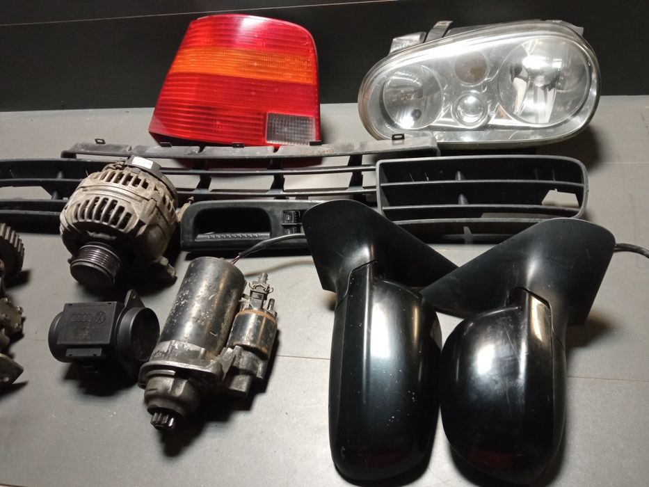 VW Golf IV 1.9 TDI alternator rozrusznik pompa lampa przepływomierz