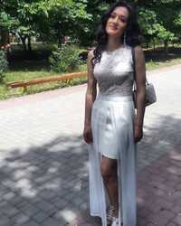 Гарне біле плаття, Красивое белое платье