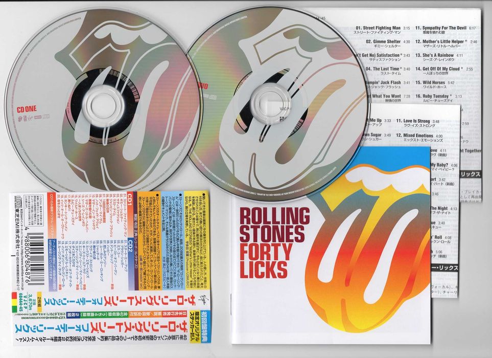The Rolling Stones Forty Licks 1press 2002 2CD Japan