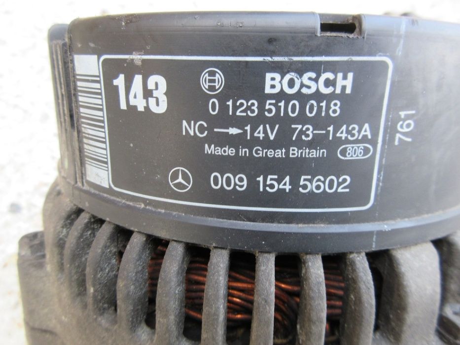 mercedes W140 W129 4.2 5.0 alternator BOSCH