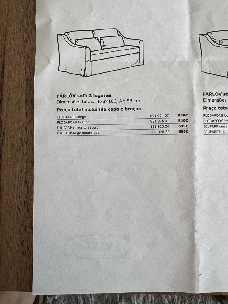 Sofa cama 2 lugares cinzento escuro veludo Ikea Farlov 2019