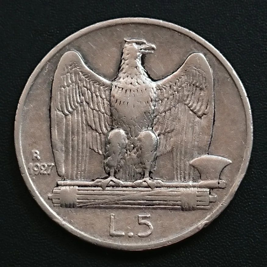 5  лір монета Срібло Італія ліра