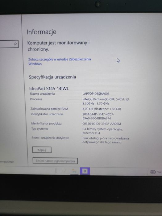 Laptop "Lenovo" 14" IdeaPad S145.