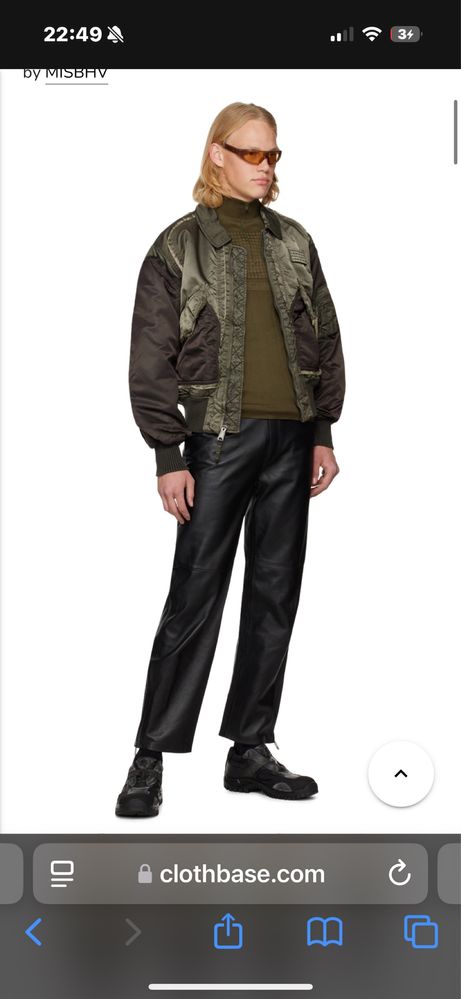 бомбер MISBHV Alpha Industries&keinemusic