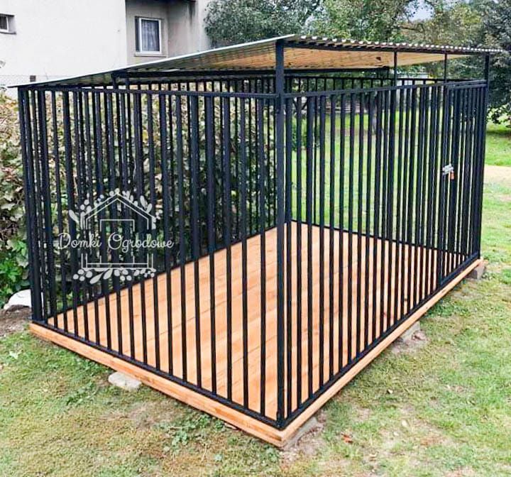 Kojec dla Psów 3x2,5m - Drewniana podłoga ID598