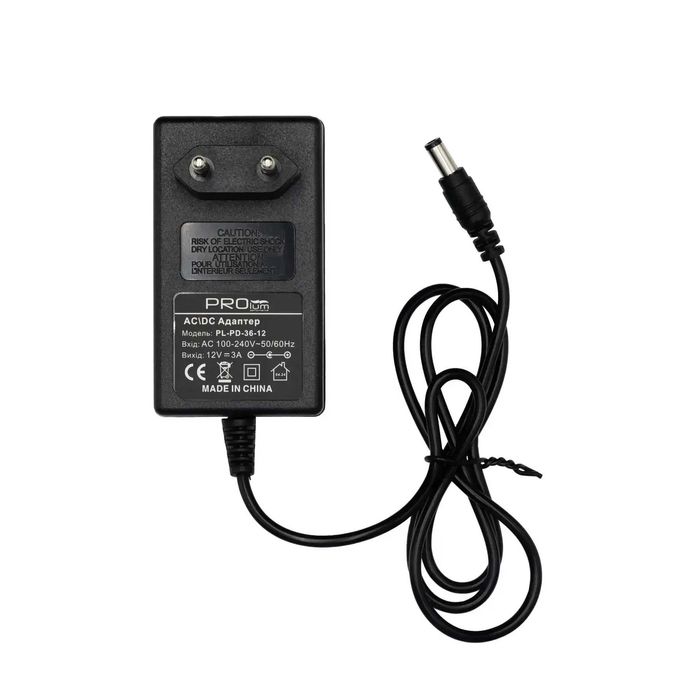 Блоки живлення 12V Plastic Professional 1-12.5A