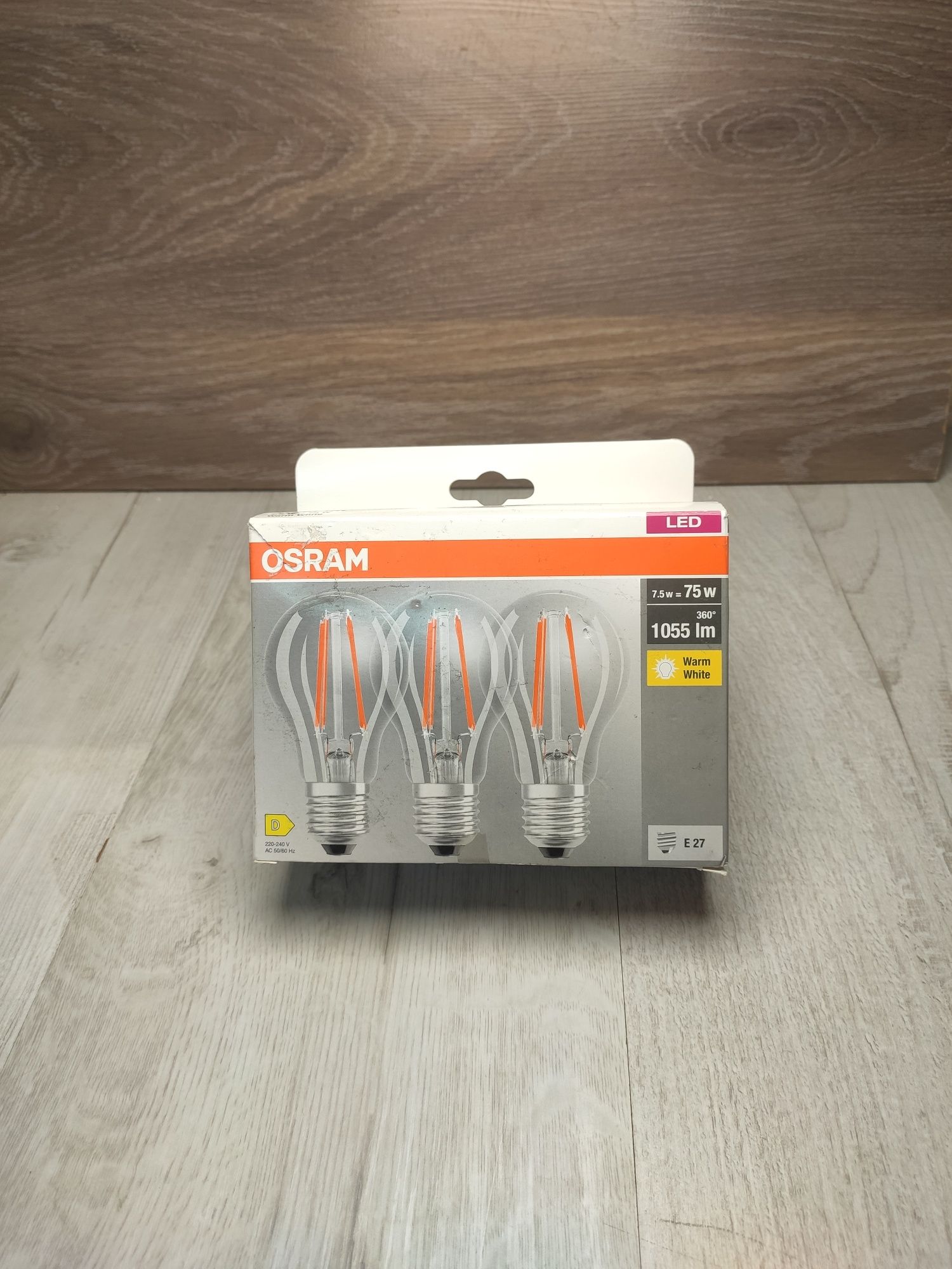 Żarówka LED 2 sztuki E27 7,5 W 1055 lm Ciepła biel Osram