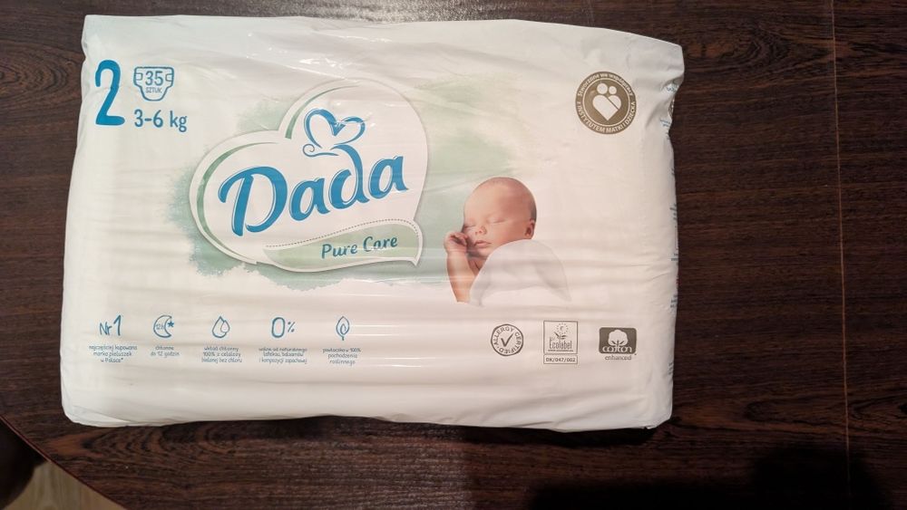 Pampersy Dada Pure Care 2