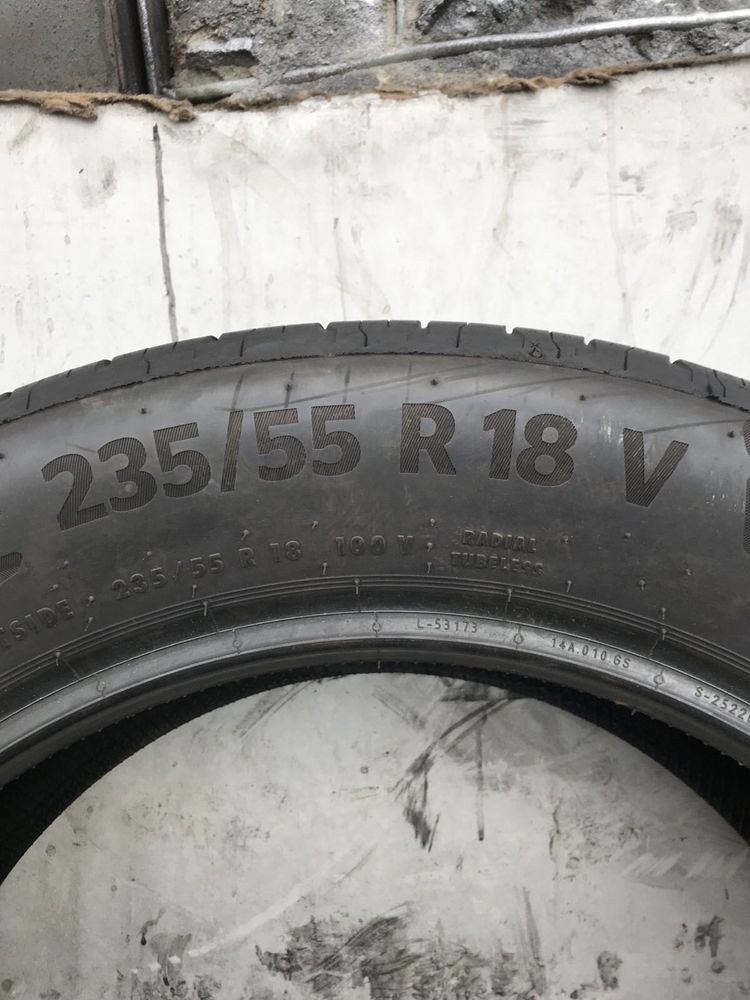 Шины Continental 235/55r18 Лето Комплект Б/у Склад Оригинал