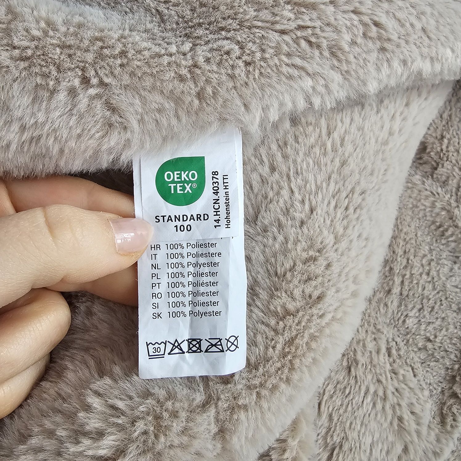 Koc ,narzuta na łóżko 2 szt.sztuczne futro 140x190