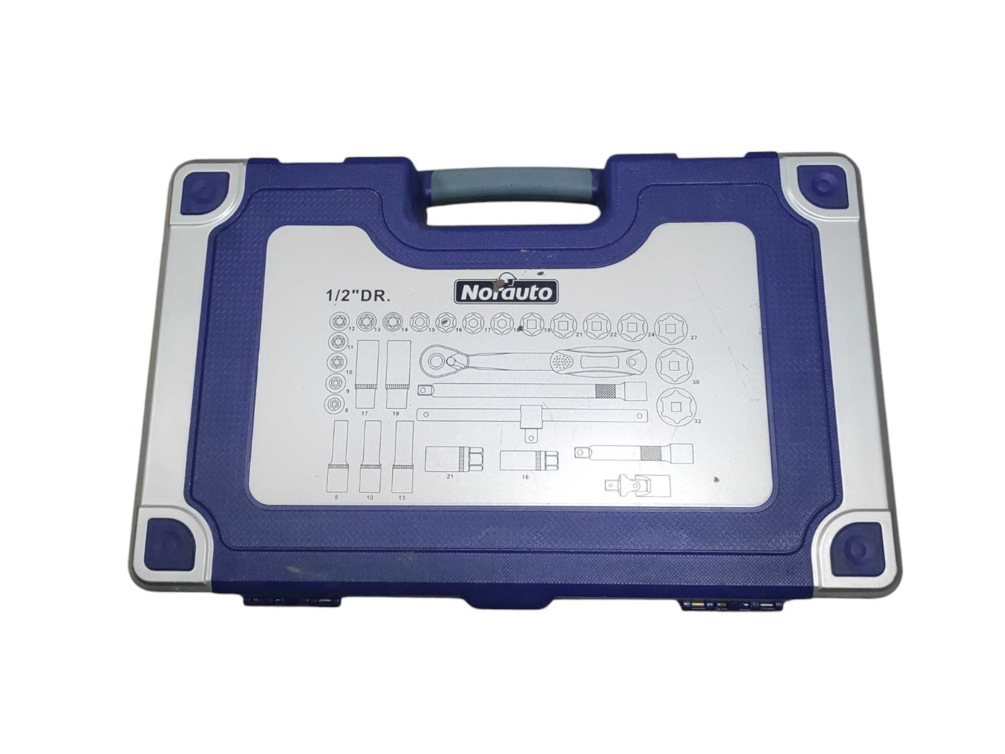 Zestaw kluczy Nasadowych Norauto 1/2" dr. 30 elementów Walizka
