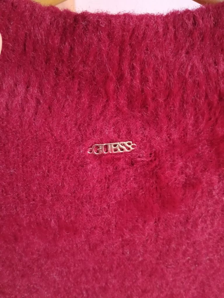 GUESS sweterek włochaty L