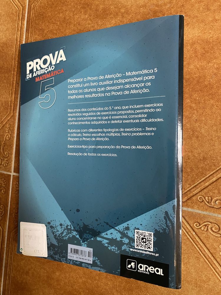 Livro matematica preparar prova afericao 5 ano AREAL