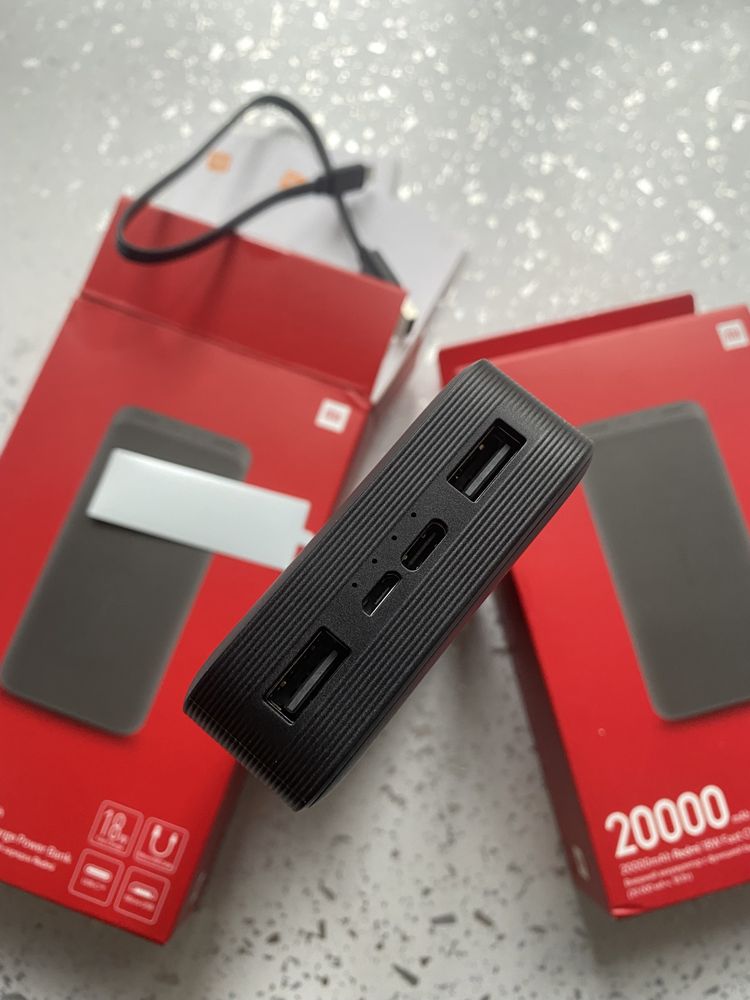 Повербанк Xiaomi Redmi Power Bank 20000mAh Quick Charge 18W