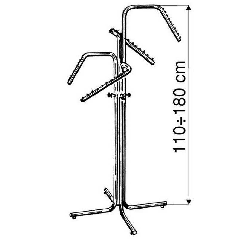 Wieszak stojak czteroramienny do odzieży 180cm