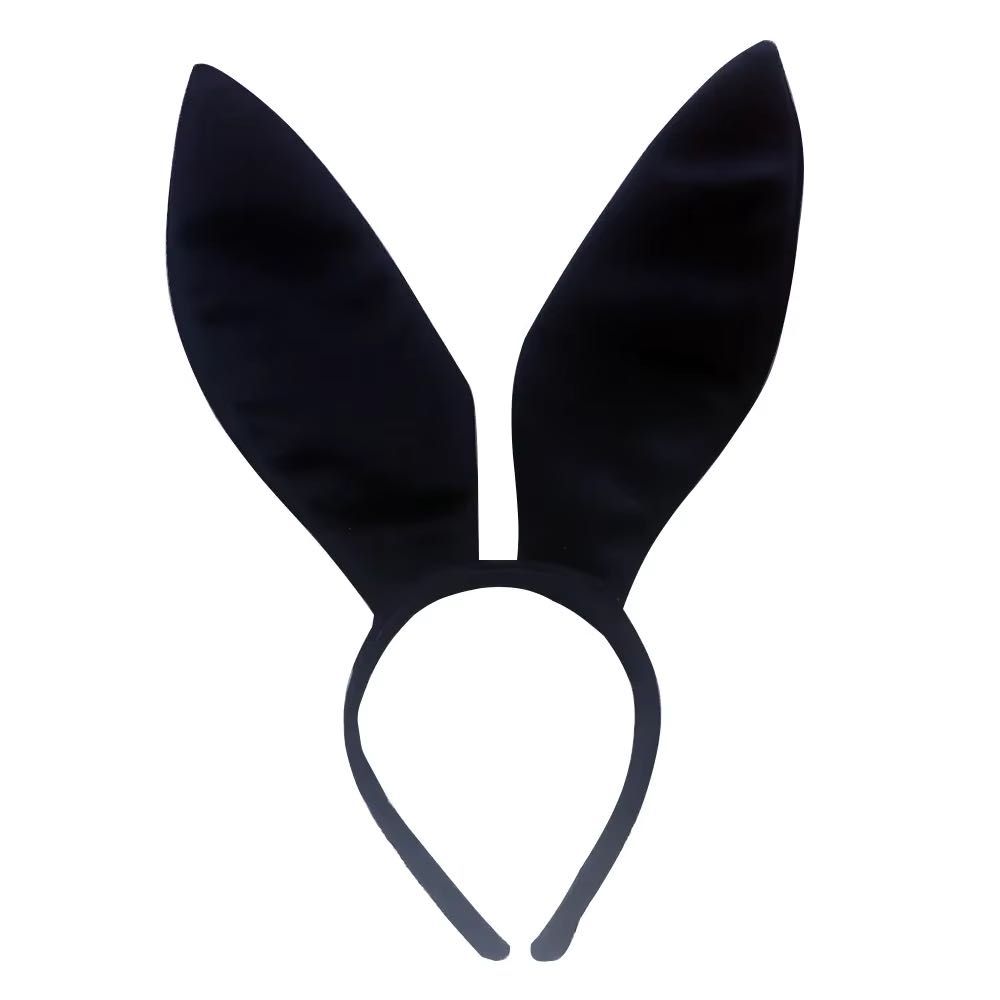 Opaska z uszami królika czarna impreza wieczór panieński Playboy