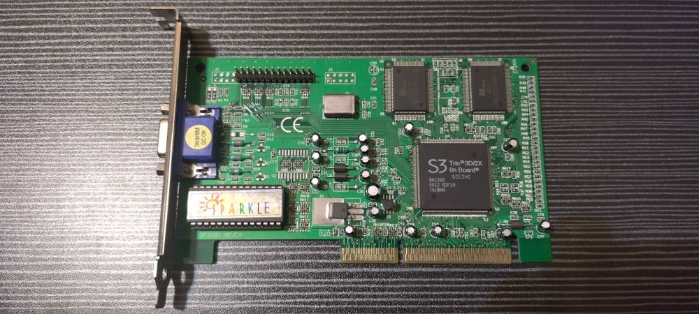 Retro karta graficzna S3 TRIO3D 2X SP368 8MB