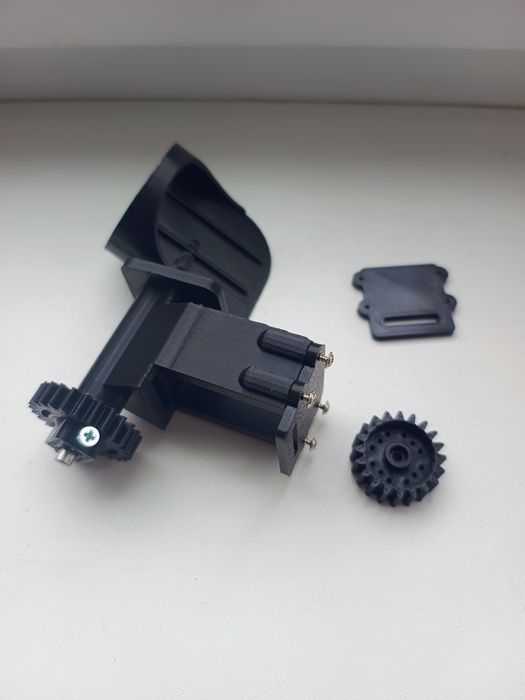 Руль в трубі для карпового кораблика, комплектуючі