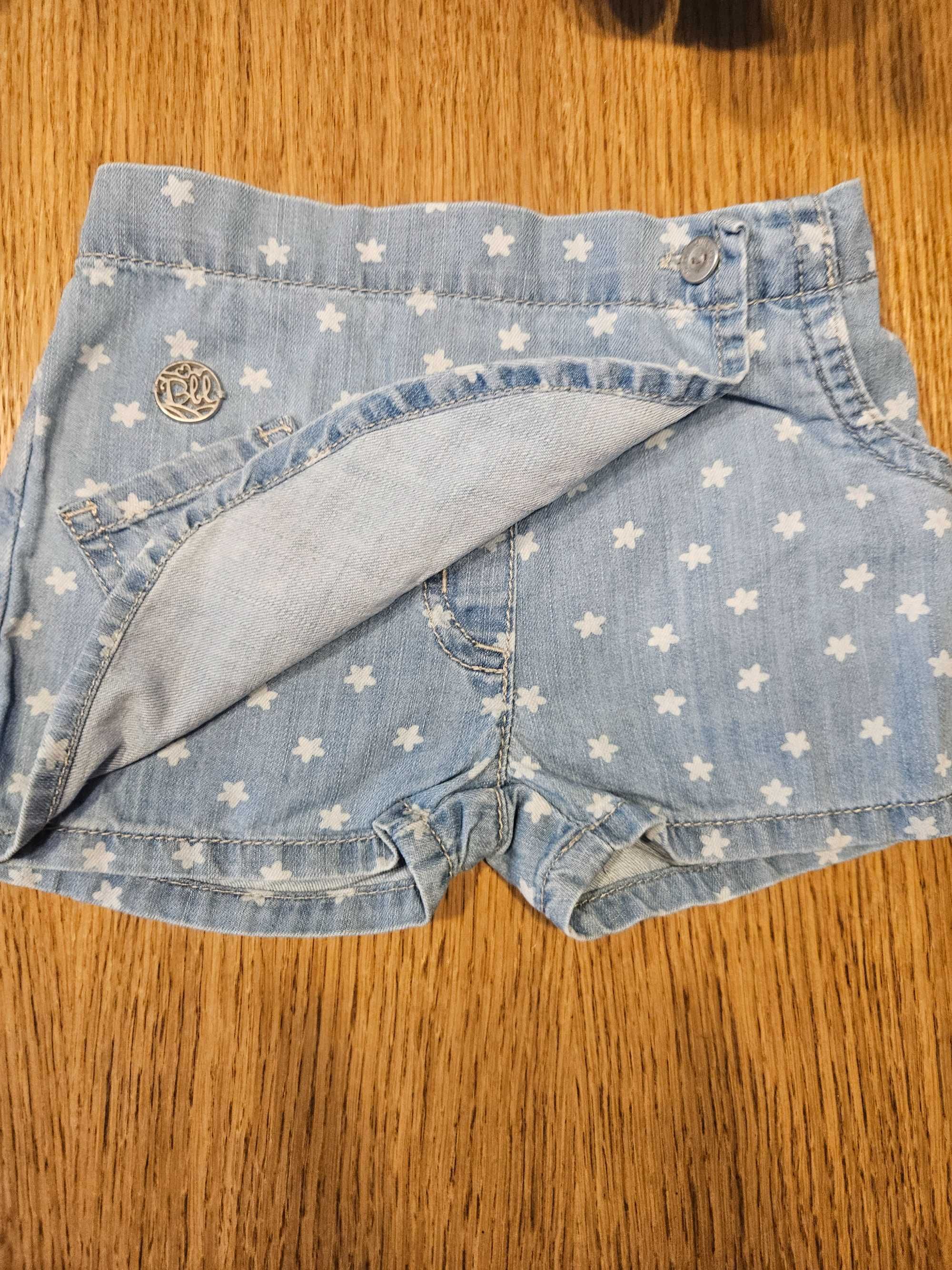 Spódnicospodenk  szorty jak jeans
